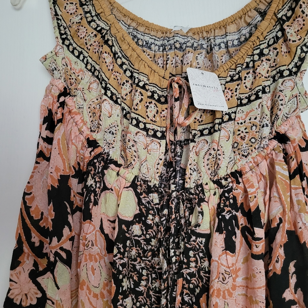 🧡FREE PEOPLE BALI MARIPOSA SLIP DRESS SIZE S - Picture 7 of 8
